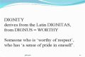What Dignitas mean?